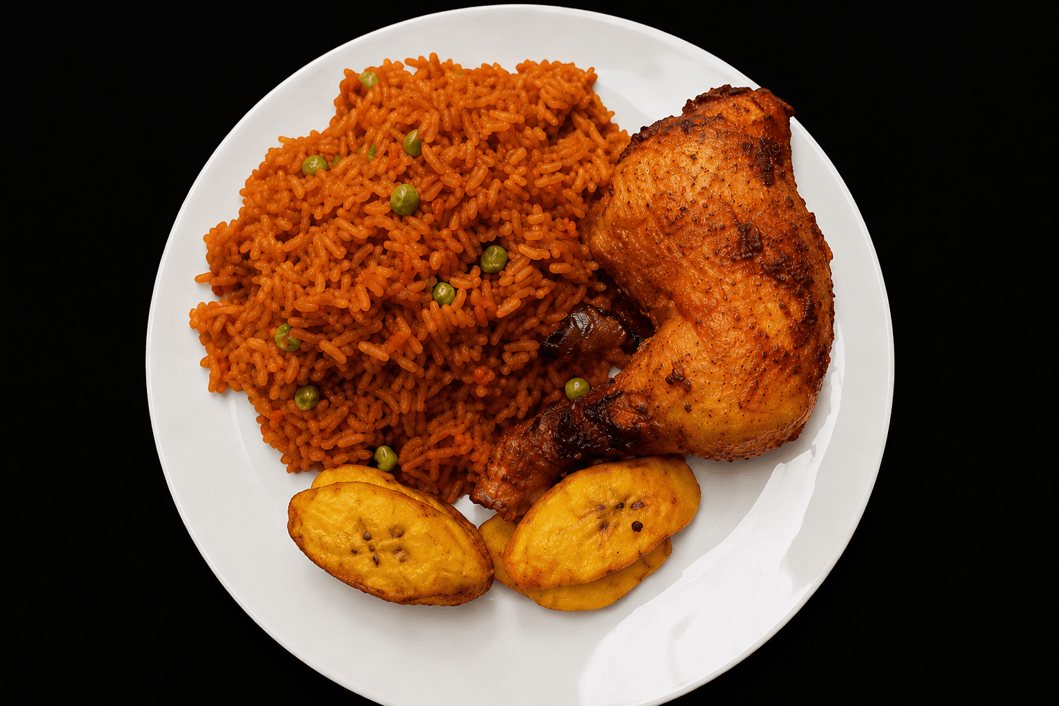 Jollof rice available from De Dem's Restaurant in Ajah